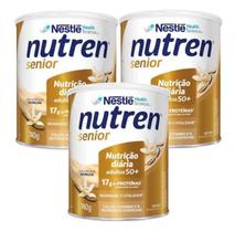 Nutren Senior Baunilha - 740g Kit 3 unidades - (Nestle)