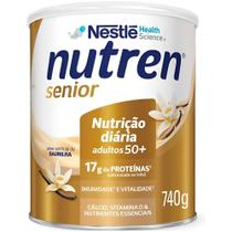 Nutren Senior Baunilha Nutrição Diária Adultos 50+ (740g) - Nestle