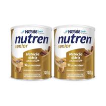 Nutren Senior Café c/ Leite - 740g Kit 2 latas - (Nestle) Nutren Senior Café c/ Leite - 740g Kit 2 latas - (Nestle)
