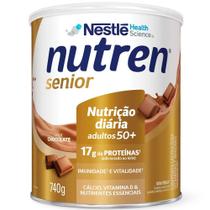 Nutren Senior Chocolate Nutrição Diária Adultos 50+ (740g) - Nestle
