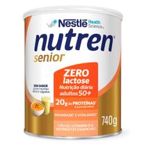Nutren Senior Complemento Alimentar Sem Sabor Zero Lactose 740g