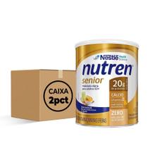 Nutren Senior SEM Sabor 370G (KIT C/02 Latas) - Nestlé Nutren Senior SEM Sabor 370G (KIT C/02 Latas) - Nestlé