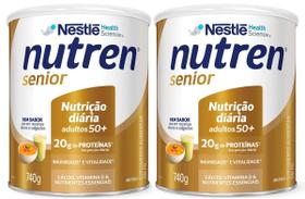 Nutren Senior Sem Sabor 740g Kit 2 Latas - (Nestle) Nutren Senior Sem Sabor 740g Kit 2 Latas - (Nestle)