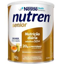Nutren Senior Sem Sabor Nutrição Diária Adultos 50+ (740g) - Nestle