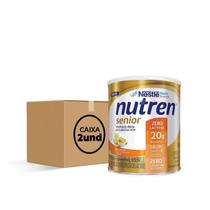 Nutren Senior Zero Lactose 740G SEM Sabor (CX C/02 Latas) - Nestlé Nutren Senior Zero Lactose 740G SEM Sabor (CX C/02 Latas) - Nestlé