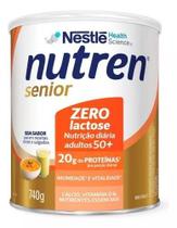 Nutren Senior Zero Lactose 740g - Sem sabor - Nestle Nutren Senior Zero Lactose 740g - Sem sabor - Nestle