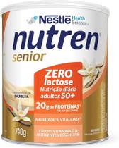 Nutren senior zero lactose baunilha 740g