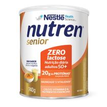 Nutren senior zero lactose s/sabor 740g Nutren senior zero lactose s/sabor 740g