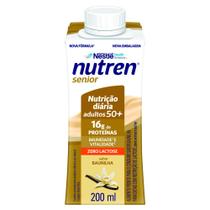 Nutren Senior Zero Lactose Sabor Baunilha com16g de Proteínas 200ml