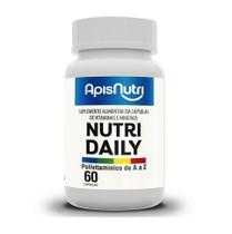 Nutri Daily Polivitamínico A-Z - 610mg com 60 cápsulas Apisnutri Nutri Daily Polivitamínico A-Z - 610mg com 60 cápsulas Apisnutri
