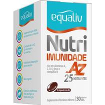 Nutri Imunidade A a Z - Polivitaminico Mineral de Alta Qualidade - Equaliv - 30 Cápsulas
