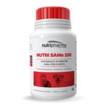 Nutri Same 100 Nutripharme Com 30 Comprimidos Suplemento Alimentar Para Cães e Gatos