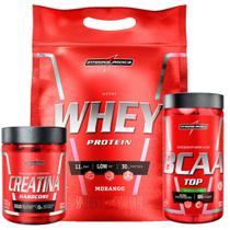 Nutri Whey 907g + Creatina Caps + Bcaa Top 120 Caps Integral Nutri Whey 907g + Creatina Caps + Bcaa Top 120 Caps Integral