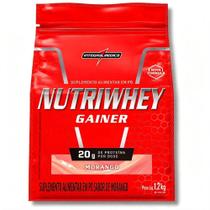 Nutri Whey Hidrolisado Concentrado Morango 1.2Kg - Integral