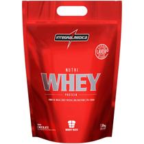 Nutri Whey Protein Integralmedica Refil Morango 1.8kg