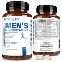 Nutrição benevolente multivitamínica para homens 120 cápsulas Nutrição benevolente multivitamínica para homens 120 cápsulas