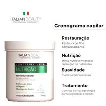 Nutrição capilar mascara terapia reconstrução italian bealty limpeza alto impacto 1000ml