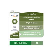 Nutrição Enteral e Oral Isosource Soya Fiber Baunilha 1L