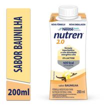 Nutrição Enteral e Oral Nutren 2.0 Baunilha 200mL Nutrição Enteral e Oral Nutren 2.0 Baunilha 200mL