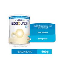 Nutrição Enteral Isosource 1.0 Baunilha 400g Nutrição Enteral Isosource 1.0 Baunilha 400g