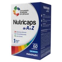 Nutricaps A a Z Polivitaminico 100% IDR 60 Caps Maxinutri Nutricaps A a Z Polivitaminico 100% IDR 60 Caps Maxinutri