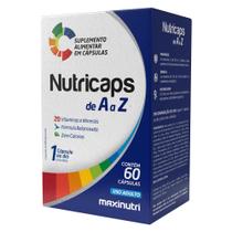 Nutricaps A a Z Vitaminas 100% IDR Maxinutri 60 Capsulas