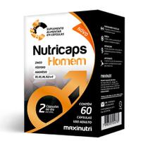 Nutricaps Homem Vitaminico Zinco 60 Capsulas Maxinutri