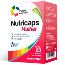 Nutricaps mulher 60cps maxinutri Nutricaps mulher 60cps maxinutri