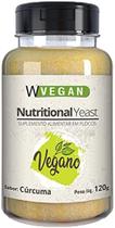 Nutricional Yeast Levedura nutricional flocos sabor cúrcuma 120g - W Vegan