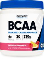 Nutricost BCAA em pó 2:1:1 (limonada de framboesa, 30 porções)