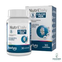NutriDaily Cálcio MDK Magnésio Vitamina D e K 30 comprimidos APISNUTRI NutriDaily Cálcio MDK Magnésio Vitamina D e K 30 comprimidos APISNUTRI