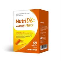 NutriDe Vitamina D3 2.000UI (60 caps) - Padrão: Único NutriDe Vitamina D3 2.000UI (60 caps) - Padrão: Único