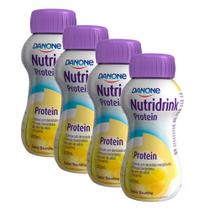 Nutridrink Protein Baunilha 200ml Kit com quatro unidades