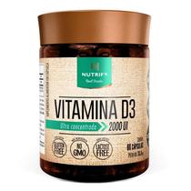 Nutrify Vitamina D3 2.000 UI - 60 Cáps