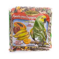 Nutripássaros Papagaio Com frutas 500g - NUTRIPASSAROS