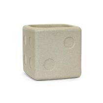 Nutriplan vaso funny dado 18 cor cimento 1un Nutriplan vaso funny dado 18 cor cimento 1un