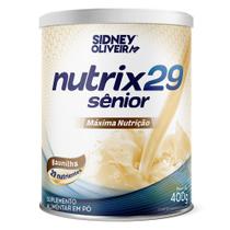 NUTRIX 29 SÊNIOR SABOR BAUNILHA 400G SIDNEY OLIVEIRA Máxima nutrição com 29 nutrientes