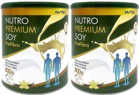 Nutro Soy PreFibra Baunilha 800g - Kit com 2 latas