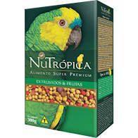 Nutrópica Alimento Super Premium Extrusados com Frutas para Papagaios 300g