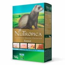 Nutrópica Ferret Natural 700g Alimento Ração Furão Comida Furões Super Premium Sem Transgênico