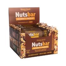 Nuts Bar Castanhas E Chocolate Zero Açúcar Contendo 12 Unidades De 25g Cada - Banana Brasil