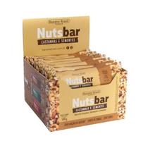 Nuts Bar Castanhas e Sementes Zero Açúcar 12 Un De 25g Cada