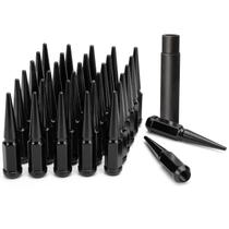 Nuts Dynofit 14x1.5 Black Spike Lug Nuts 32 unidades 11 cm