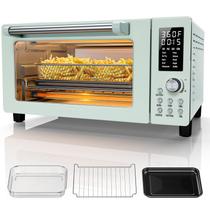 Nuwave Bravo Pro Smart Forno Elétrico Air Fryer 21QT, Forno de Convecção de Bancada, 10 funções em 1, com tecnologia de crocância rápida e uniforme, 50-450F, 1800W, Verde Menta Nuwave Bravo Pro Smart Forno Elétrico Air Fryer 21QT, Forno de Convecção de Bancada, 10 funções em 1, com tecnologia de crocância rápida e uniforme, 50-450F, 1800W, Verde Menta