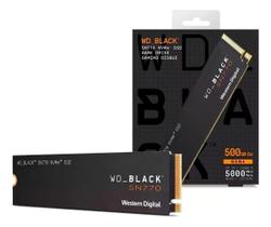 Nvme 500GB M.2 2280 Pcie 4.0 WD Black SN770 5000mb/s