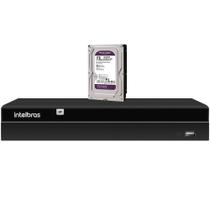 NVR Gravador de Vídeo Intelbras, Com 4 Canais, NVD 1404-P, Com 4 Portas PoE, Até 4K, Com HD de 1TB