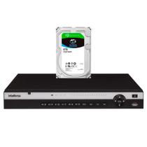 NVR Gravador de vídeo Intelbras NVD 3316-PLUS com 16 Canais Suporta Câmeras IP H265+ Onvif Perfil S Ultra HD 4K + HD 4TB SkyHawk