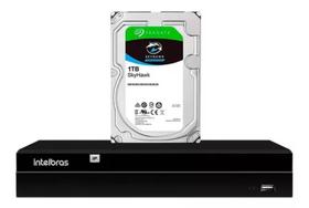 Nvr Gravador Intelbras 1408 8 Canais 4k Ultra Hd Ip Hd 1tb