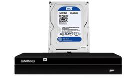 Nvr Gravador Intelbras 1408 8 Canais 4k Ultra Hd Ip Hd 500gb