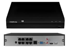 Nvr Intelbras 8 Portas Poe Gravador Vídeo Ip Nvd 1408 P